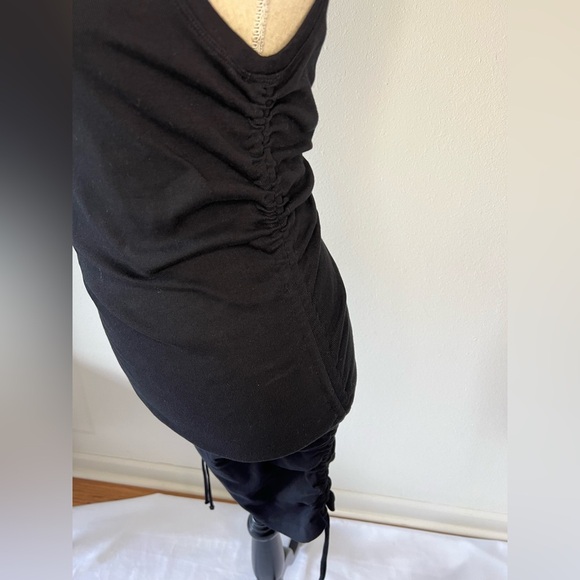 Good American Ruched Tank Mini Dress in Black, size 3 NWT! Love Island Themed - Picture 8 of 12